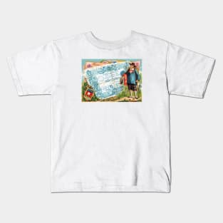 19th C. French Commerce and Culture Kids T-Shirt